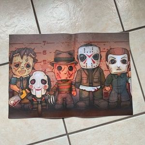 Horror film Canvas Print